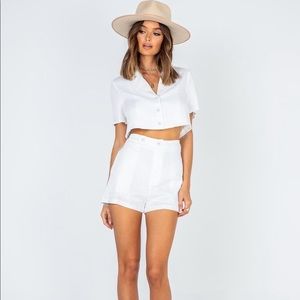 Princess Polly Matching Addison Set White